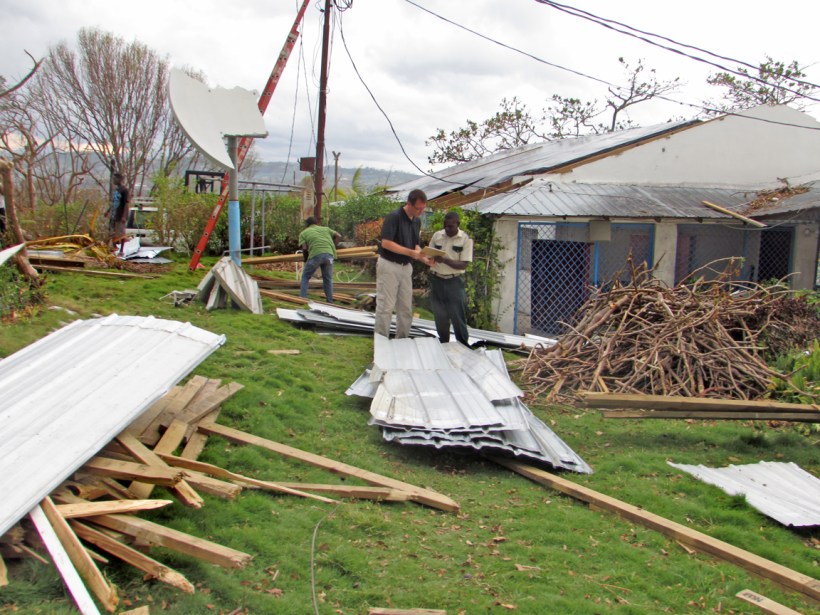 A post-hurricane yard sale!
