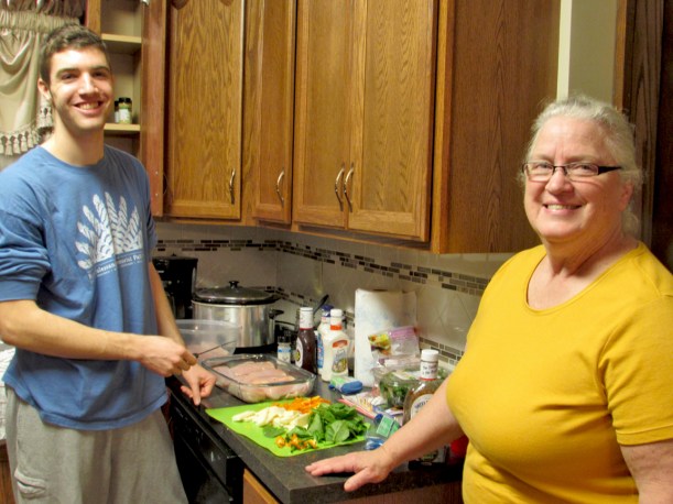 The boys invited us and Susan Rufener to a Thanksgiving Dinner one night!