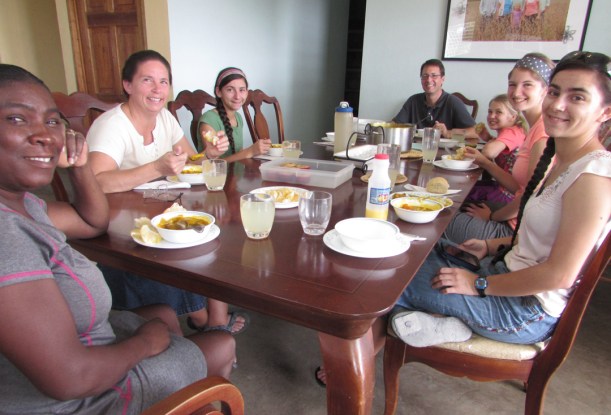 A wonderful lunch with "Mrs. Tim" and daughters!