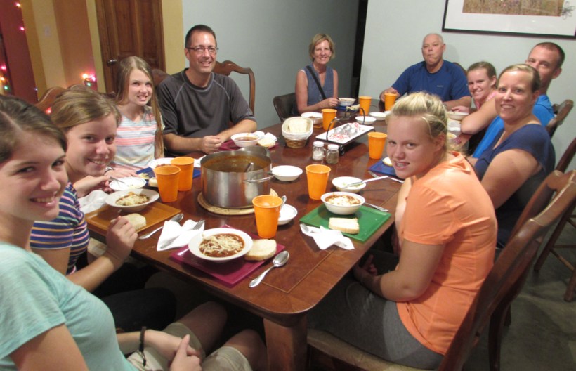 Time for a pre-holiday dinner with Mandy's parents who were visiting, Rob and Gina!